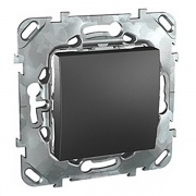 Одноклавишный выключатель   SE Unica Top, графит