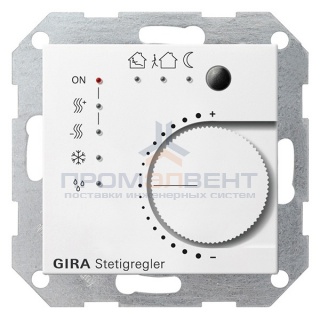 Многофункциональный термостат Gira KNX/EIB System 55 Белый матовый