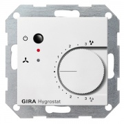 Гигростат электронный Gira System 55 белый матовый