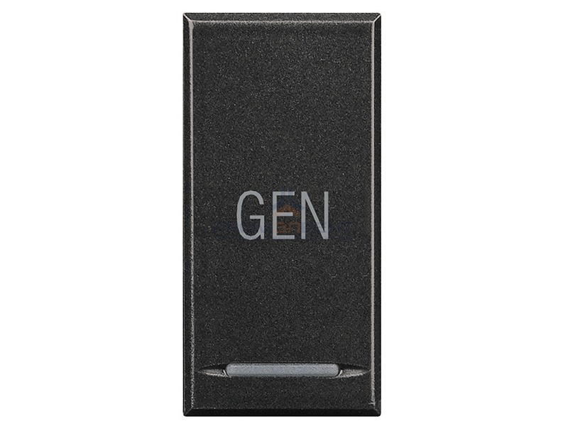 Axolute Клавиши с символами для системы автоматизации для 1 функции - 1 модуль, GEN, цвет антрацит