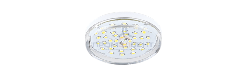 Ecola Light GX53 LED  8,0W Tablet 220V 4200K 27x75 прозрачная 30000h