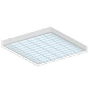 Светодиодный светильник "ВАРТОН" спортивный накладной 595*620*65мм 54 ВТ 6500К с защитной сеткой