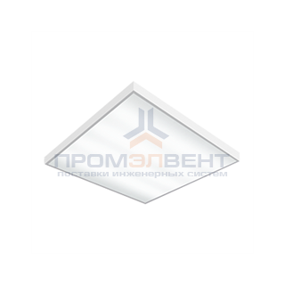 Светодиодный светильник "ВАРТОН" офисный накладной 595*595*50мм 36 ВТ 4000К с функцией аварийного освещения