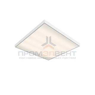 Светодиодный светильник "ВАРТОН" офисный встраиваемый/накладной 595*595*50мм 36 ВТ 2700К с функцией аварийного освещения