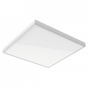 Светодиодный светильник "ВАРТОН" офисный накладной 595*595*50 мм 27 ВТ 2700К класс защиты IP40