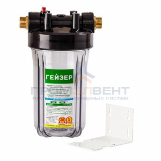 Фильтр магистральный 10"BB ГЕЙЗЕР Джамбо - 1" (НР/НР, прозрачная колба)