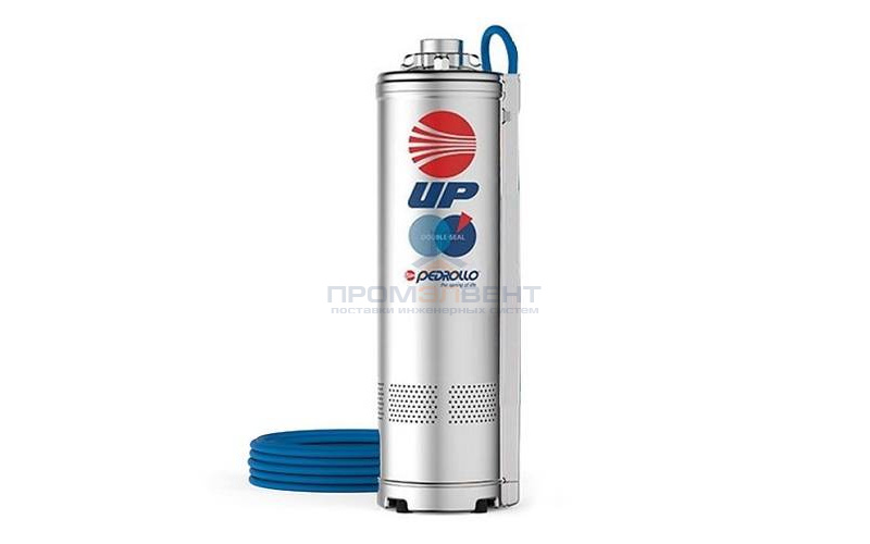 Насос колодезный Pedrollo UP 2/4 (0,75 кВт, Qmax 80 л/мин, Hmax 61 м, 3x400В, без поплавка)