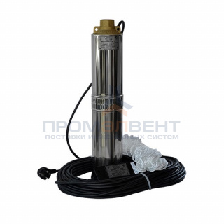 Насос скважинный Водолей БЦПЭ 0,5-50 У (0,97 кВт, Qmax 1,8 м³/ч, Hmax 75 м, кабель 50 м)
