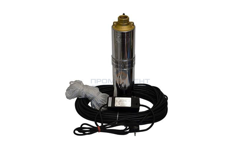 Насос скважинный Водолей БЦПЭ 1,2-40 У (1,34 кВт, Qmax 4,3 м³/ч, Hmax 60 м, кабель 40 м)