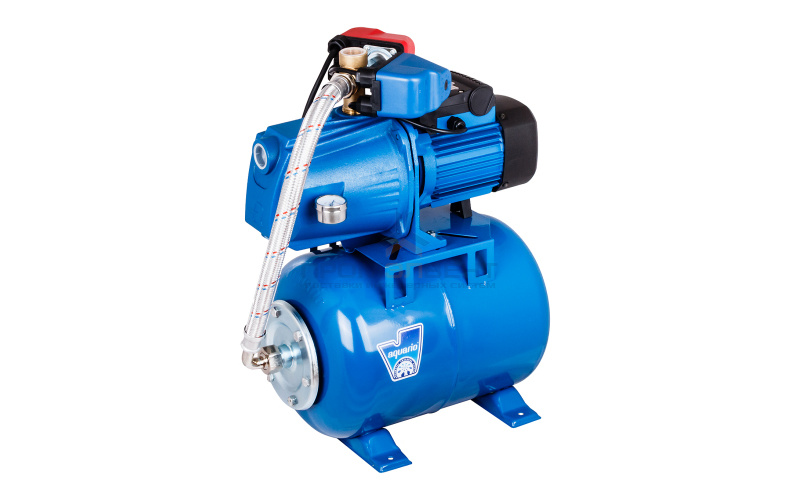 Насосная станция Aquario AUTO AJC-101B - 1,0 кВт (24 л, однофазный, Hmax 54 м, Qmax 60 л/мин)