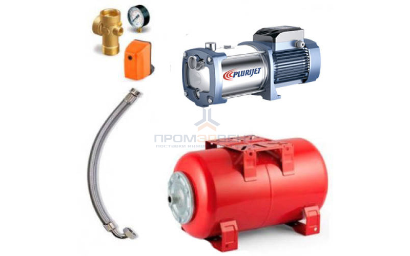 Насосная станция Pedrollo HYDROFRESH PLURIJETm 3/130-N-50CL - 1,10 кВт (Qmax 80 л/мин, 1x230В)