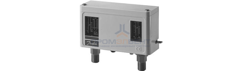 Реле высокого/низкого давления Danfoss  2–12/0,5–6 бар.