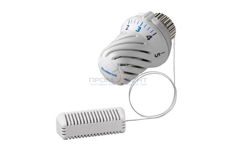 Головка термостатическая Buderus BH - M30x1.5 (0-28°C, с выносным датчиком 2 м, цвет белый)