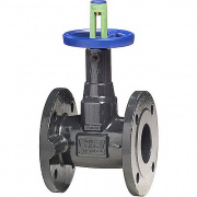 Клапан запорный KSB BOA-Compact EKB - Ду100 (ф/ф, PN16, 120°C, чугун с электростатическим покрытием)