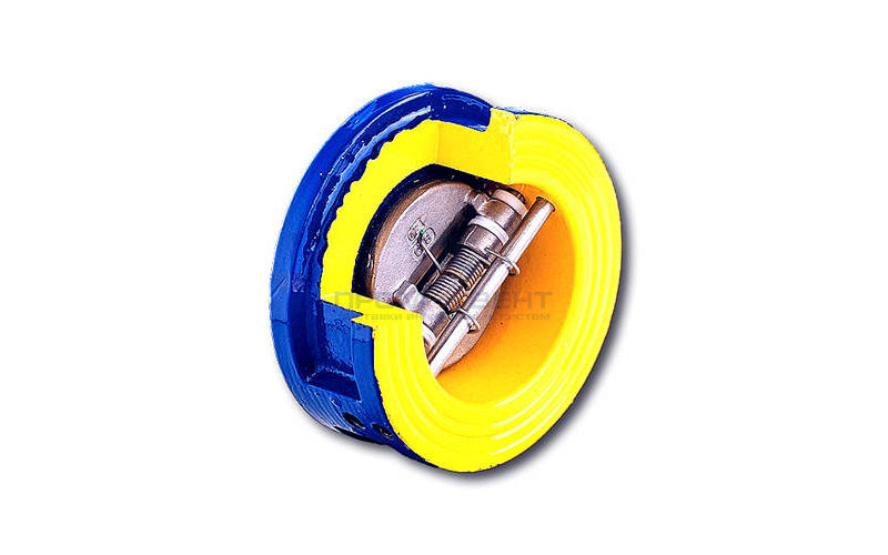 Клапан обратный дисковый Zetkama 407 A - Ду150 (ф/ф, PN16 Tmax 100°C, исполнение №56)