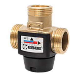 Клапан термостатический смесительный ESBE VTD322 - 1" (НР, PN10, KVS 3.6, точка переключения 60°C)