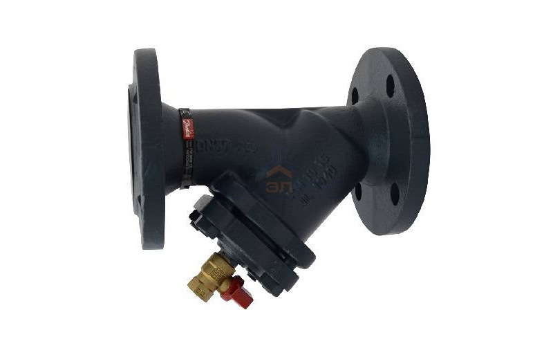 Фильтр грубой очистки Danfoss FVF - Ду15 (Фланец/Фланец, PN16, Tmax 150°C, со сливным краном)