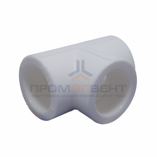 Тройник KALDE - 63 (для полипропиленовых труб под пайку, цвет белый)