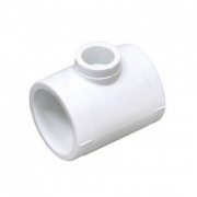 Тройник переходной Fusitek - 63 x 20 x 63 (для полипропиленовых труб под пайку, цвет белый)