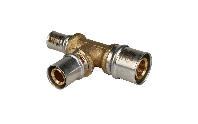 Тройник переходной STOUT - 32 x 20 x 32 (прессовой, для металлопластиковых труб)