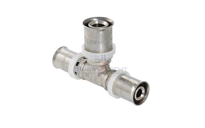 Тройник переходной VALTEC VTm.231 - 32 x 32 x 26 (прессовой, для металлопластиковых труб)