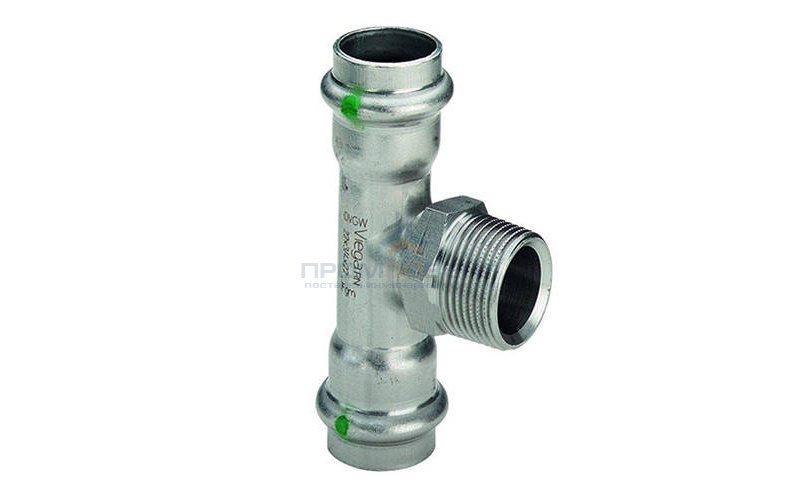 Тройник переходной Viega Sanpress Inox 2317.1 - 18 x 3/4