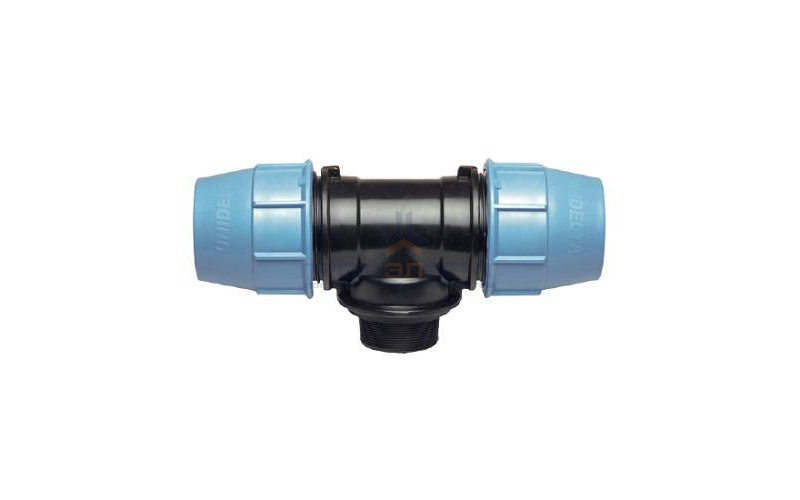 Тройник с переходом на наружную резьбу UNIDELTA 1010 - 63 x 2