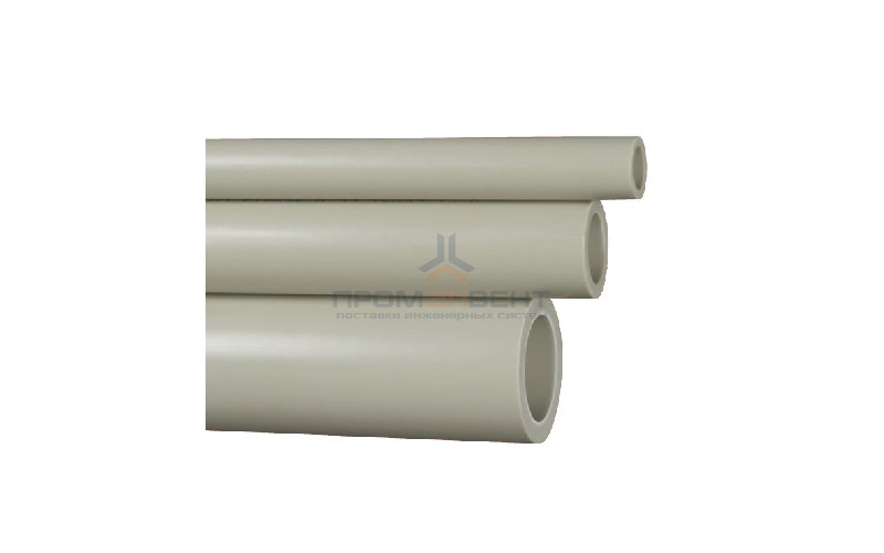 Труба полипропиленовая FV-Plast CLASSIC - 50×8,3 (PN20, штанга 4м, цвет серый)