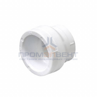 Муфта редукционная Fusitek - 63 x 25 (для полипропиленовых труб под пайку, цвет белый)