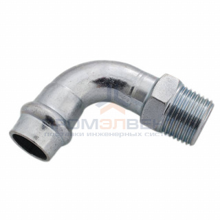 Отвод 90° Conex Banninger PC 4001G - 15 x 1/2" (оцинкованная сталь)