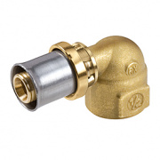 Переход на внутреннюю резьбу угловой Giacomini RM129 - 26x3.0 x 3/4" (прессовой, для металлопл.труб)