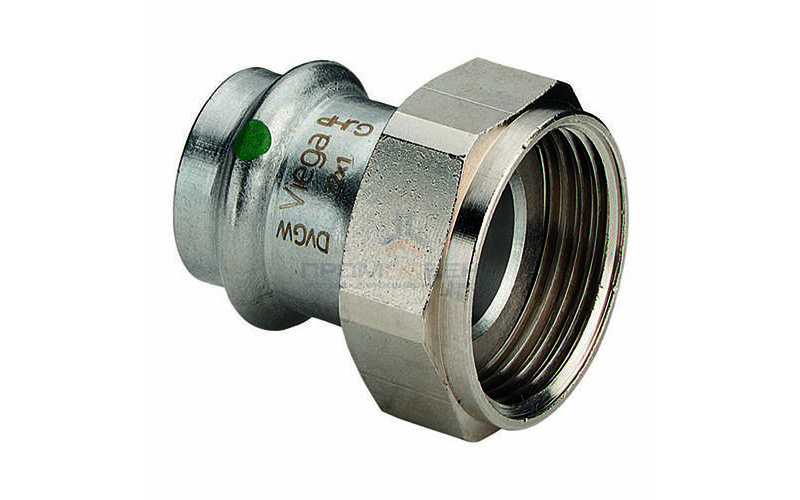 Переход на накидную гайку Viega Sanpress Inox 2363 - 18 x 3/4