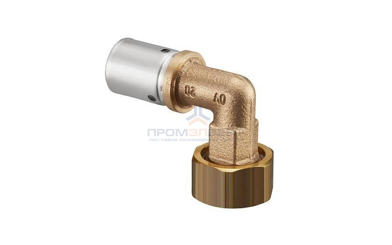 Переход на накидную гайку угловой Oventrop Cofit P - 16x2.0 x 1/2