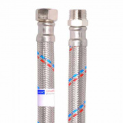 Подводка для воды гибкая Industrias Mateu GIGANTE (Гайка/Штуцер) - 3/4" (длина 400 мм)