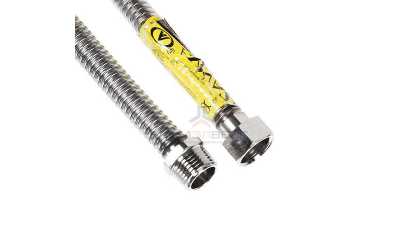 Подводка для газа гибкая сильфонная AYVAZ (Гайка/Штуцер) - 1/2