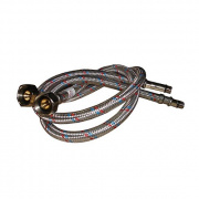 Подводка под смеситель гибкая iMperial (Гайка/Штуцер) - 1/2" x 3/8" (пара, длина 2000 мм)