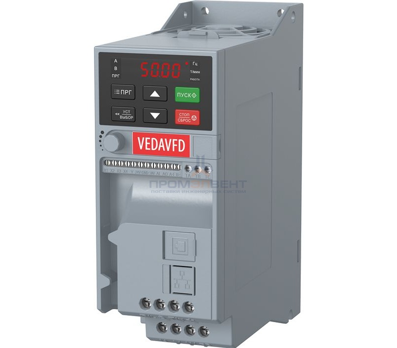 Частотный преобразователь VEDA Drive VF-51 2,2 кВт (380В,3 фазы) ABA00007