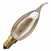 Лампа свеча на ветру Foton DECOR С35 FLAME GL 25W E14 230V золотая