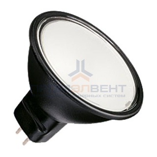 Лампа галогенная BLV Reflekto Fr/Black 35W 36° 12V GU5,3 отражатель black/черный