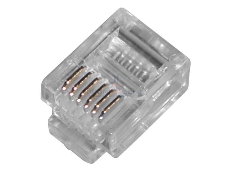 Вилка RJ 12 - 6 контактов - ширина 9,65 мм Legrand