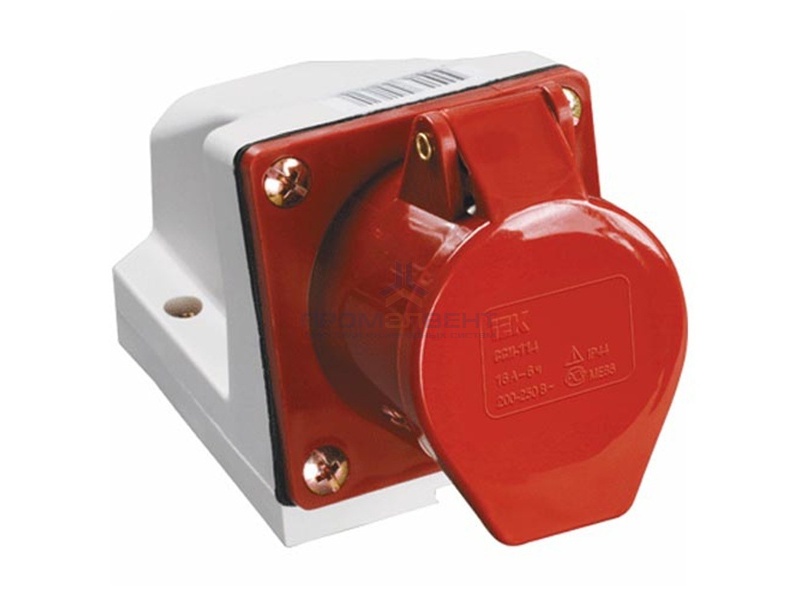 Розетка 115 стационарная 3Р+РЕ+N 16А 380В IP44 ИЭК