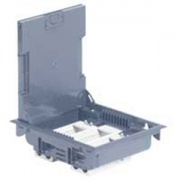 Лючок напольный Legrand 12мод. гл.75-105мм серый