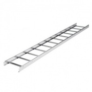 Лестничный лоток 80х600 плюс, L 3000, цинк-ламельный