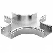 Разветвитель крестообразный плавный к лотку 200х50 OSTEC