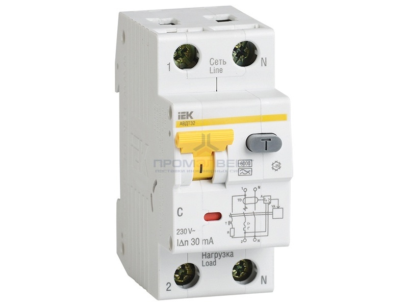 Дифференциальный автомат АВДТ 32 C20 30мА ИЭК