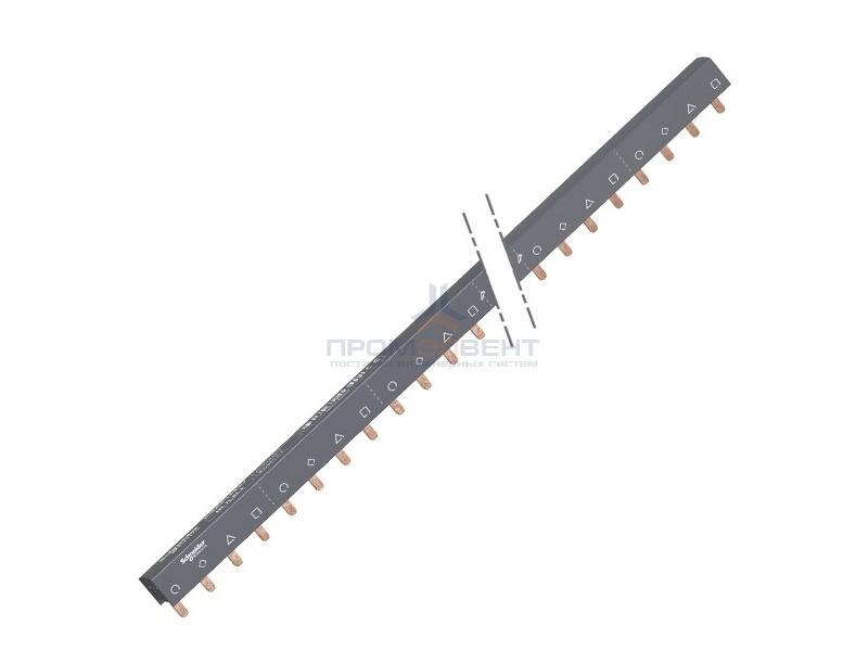 Гребенчатая шинка Schneider Electric 4П (NL1L2L3...) 57 модулей 100А