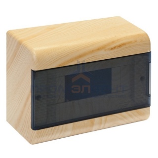 Щит распределительный навесной Тyco на 9 модулей под дерево "Сосна" 222х160х93мм