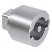 Личинка замка, для малой ручки, под ключ с двойной бородкой 3мм