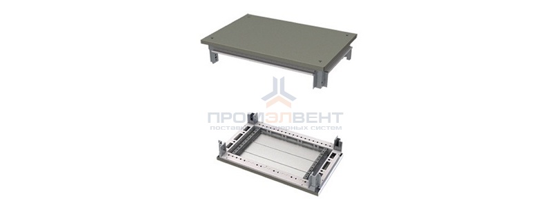 Комплект, крыша и основание, для шкафов CQE, 1400 x 500мм