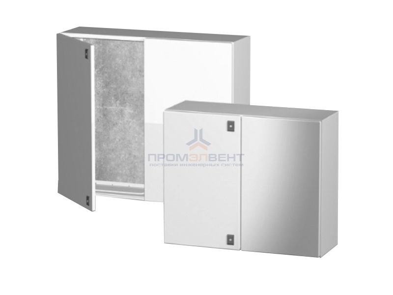 Навесной металлический влагозащищенный шкаф DKC CE IP55 1400x1000x300мм двухдверный с монтажной плат